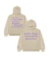 Playa Society Men's And Women's Cream Golden State Valkyries "we Told You So" Pullover Hoodie In Neutral
