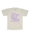 Playa Society Unisex  Cream Golden State Valkyries "we Told You So" T-shirt In White
