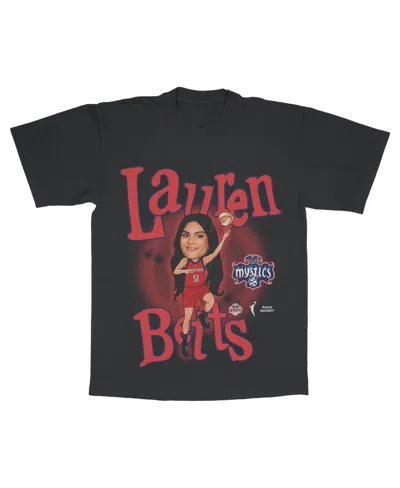 Playa Society Men's And Women's Lauren Betts Black Washington Mystics Player T-shirt