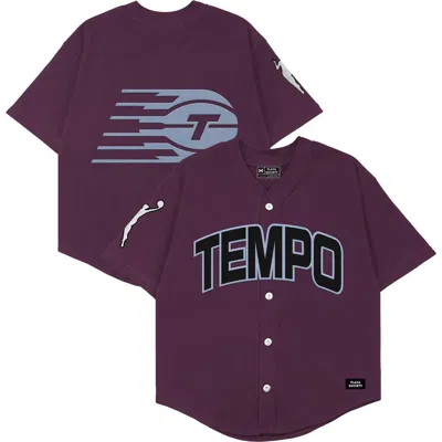 Playa Society Unisex  Burgundy Toronto Tempo Baseball Fashion Jersey
