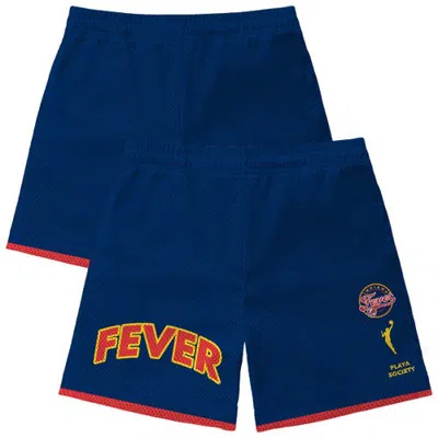 Playa Society Unisex  Navy Indiana Fever Team Mesh Shorts