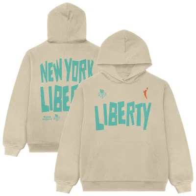 Playa Society Unisex  Oatmeal New York Liberty Established Hoodie