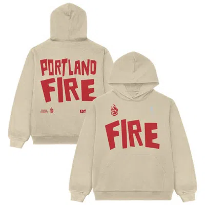Playa Society Unisex  Oatmeal Portland Fire Established Hoodie