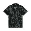 Playaluxe Men's Grey Charcoal Haze Cabana Shirt In Grey