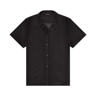 Playaluxe Men's Mallorca Mesh Shirt Black