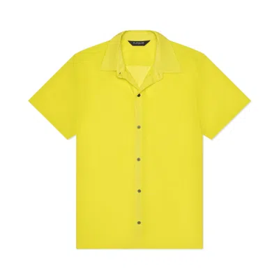 Playaluxe Men's Mallorca Mesh Shirt Yellow