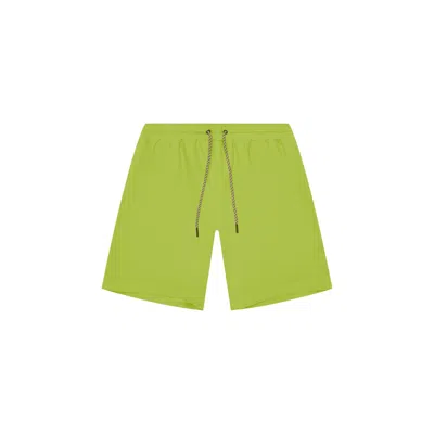 Playaluxe Men's Marbella Classic Swim Trunk Lime Green