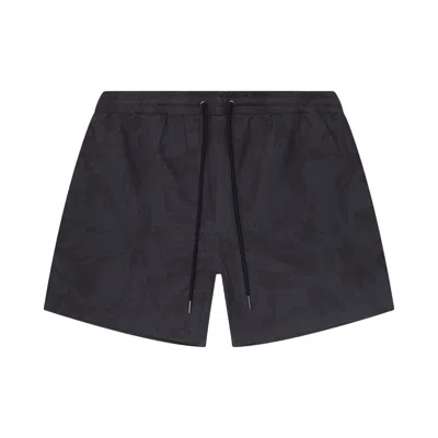 Playaluxe Men's Tulum Volley Swim Trunk Hunter Green In Black