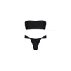 Playaluxe Women's Santorini Bikini Set Black In Black