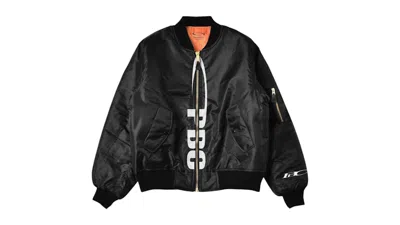 Pre-owned Playboi Carti Men's  Iam Swoosh Logo Bomber In Jacket Black