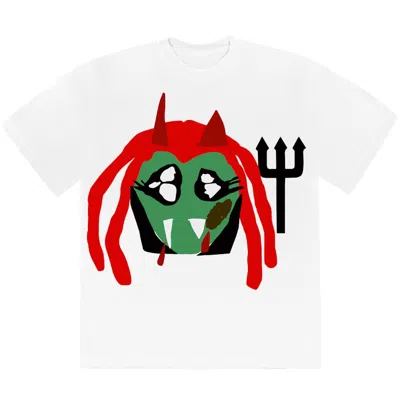 Pre-owned Playboi Carti Men's  X Cpfm 4 Wlr King Vamp T-shirt In White