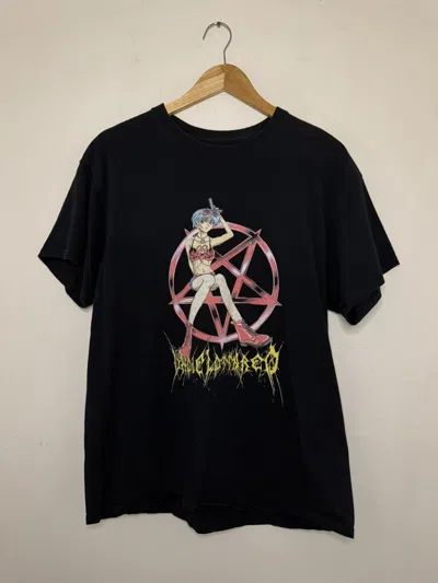 Pre-owned Playboi Carti Whole Lotta Red Anime Girl Tee In Black