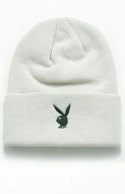 Playboy By Pacsun Logo Beanie In Gray