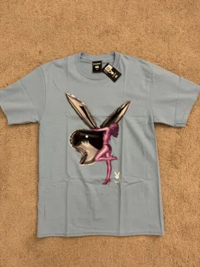Pre-owned Playboy Men T Shirt Medium  In Black