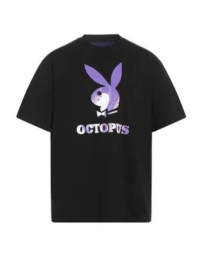 Playboy X Octopus Man T-shirt Black Size M Cotton