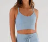Playground Active Volley Top In Sky Blue In Blue