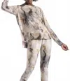 Playground Soft Dreamy Dye Hi-lo Sweatshirt In Mutli In Multi