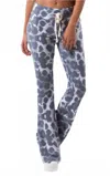 Playground Leopard Print Sweatpants In Brushed Grey Skin Print In Blue