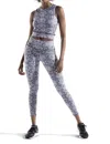 Playground Women's Snakeskin Venus Print High Rise Legging In Multi In Multi