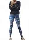 Playground Women's Supernature Printed Legging In Blue In Multi