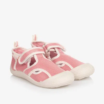 Playshoes Kids' Girls Pink Mesh Aqua Shoes