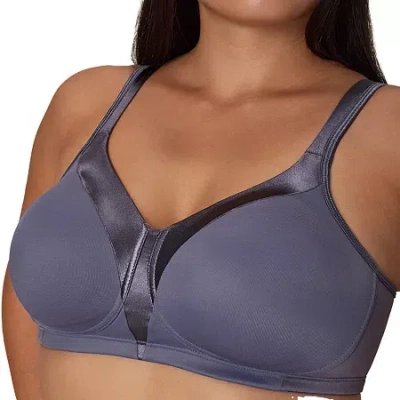 Playtex 18 Hour Silky Soft Smoothing Wireless Full Coverage Bra-4803 In Gray