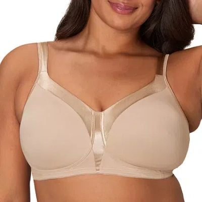 Playtex 18 Hour Silky Soft Smoothing Wireless Full Coverage Bra-4803 In Sand