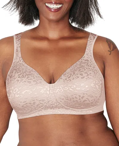 Playtex 18 Hour Ultimate Lift And Support Wireless Bra 4745 In Almond Animal