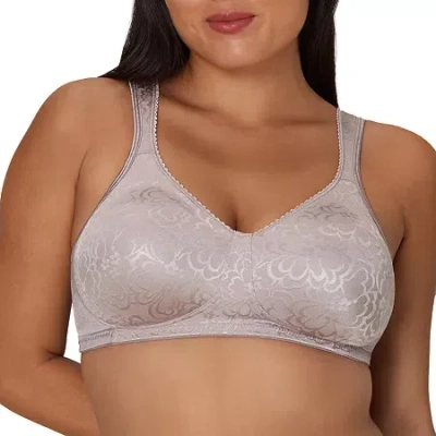 Playtex 18 Hour Ultimate Lift & Support Wireless Full Coverage Bra 4745 In Purple