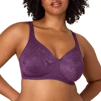 Playtex 18 Hour Ultimate Lift & Support Wireless Full Coverage Bra 4745 In Purple