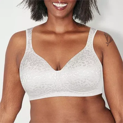 Playtex 18 Hour Ultimate Lift & Support Wireless Full Coverage Bra 4745 In White