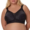 Playtex 18 Hour Ultimate Shoulder Comfort Wireless Full Coverage Bra 4693 In Black
