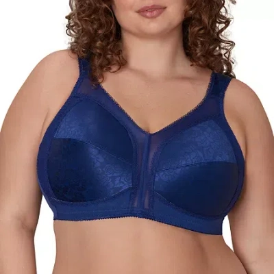 Playtex 18 Hour Ultimate Shoulder Comfort Wireless Full Coverage Bra 4693 In Blue
