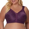 Playtex 18 Hour Ultimate Shoulder Comfort Wireless Full Coverage Bra 4693 In Purple