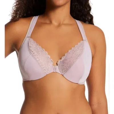 Playtex Front Close No Poke Dreamwire Bra In Evening Blush In Pink