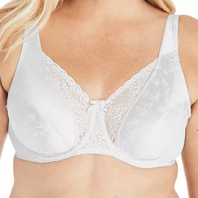 Playtex Secrets Beautiful Lift Classic Support Underwire Full Coverage Bra 4422 In White
