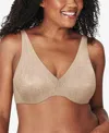 Playtex Secrets Ultra Soft No Poke Dreamwire Underwire Bra Us4833 In Sandshell