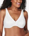 Playtex Ultra Soft No Poke Dreamwire Underwire Bra In White In White
