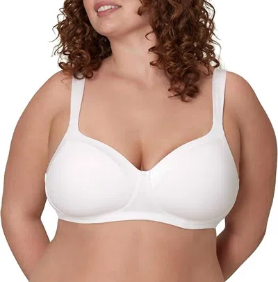 Playtex Shape Lined Balconette Wirefree Bra In White