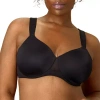 Playtex Underwire Unlined Full Coverage Bra Us4810 In Black