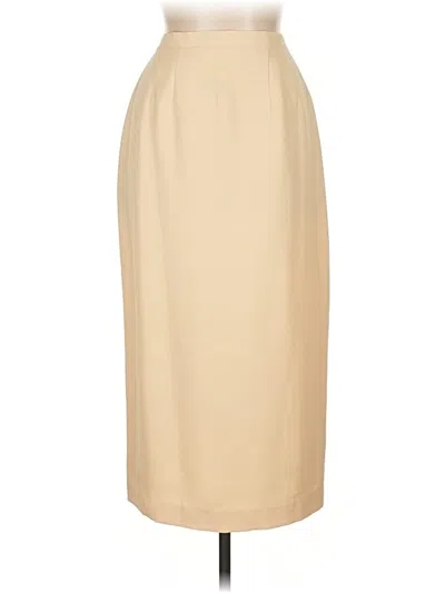 Pre-owned Plaza South Formal Skirt In Brown