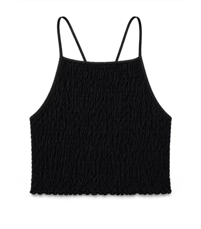 Plc - Planet Loving Company Women's Modal Smocked Top - Black