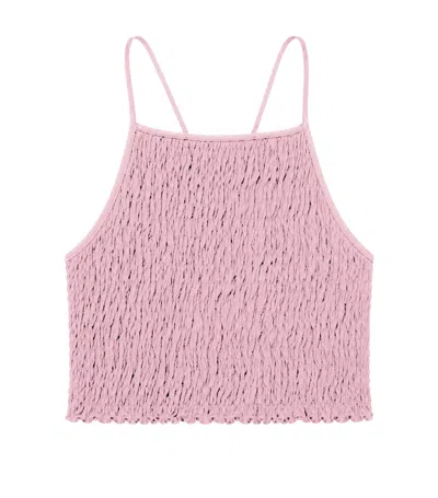 Plc - Planet Loving Company Women's Modal Smocked Top - Pink
