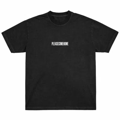 Please Come Home Men's  Billboard Logo Tee In Black
