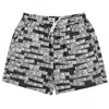 Please Come Home Men's  Scatter Logo Short In Black In Black