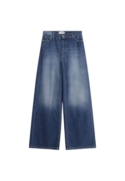 Please Jeans Woman  P3lacqzw91 In Blue