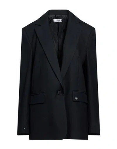 Please N8 Woman Blazer Black Size M Polyester, Viscose, Elastane
