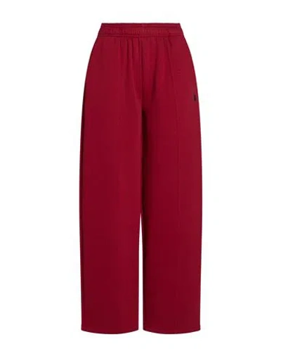 Please N8 Woman Pants Burgundy Size S Cotton, Polyester In Red
