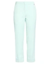 Please N8 Woman Pants Light Green Size M Polyester, Elastane In Blue