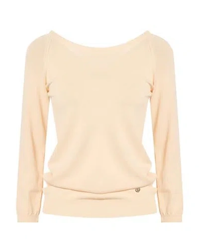 Please N8 Woman Sweater Apricot Size Onesize Viscose, Polyester In Neutral